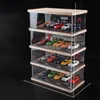 1/64 Scale 4 Tiers Diecast Model Car Display Case Scenery Diorama Parking Lot for Toy Car Simulation Garage Display Acrylic 240131