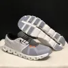 5 Chaussures de course en plein air Designer Plate-forme Baskets Nuages Absorbant les chocs Sports Tout Noir Blanc Gris pour Femmes Hommes Baskets Sport Chaussure