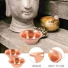 Geschirr-Sets, 2 Stück, Buddha-Wasseropferschale, tibetisches Kupfer, heilige Tassen, Anbetungsbecher, Zubehör