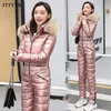 Ski Suit Women Jackets Winter Hooded Parka Jumpsuit Cotton Bodysuit Sashes Jumpsuits Zipper Overalls Tracksuits 24030