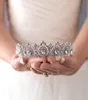 New Western Style Bridal Crown Headband Gorgeous Crystal Bride Headpiece Hair Accessories Wedding Tiaras Hair Jewelry Party Gift6983264