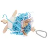 Other Bird Supplies Parrot Toy Foraging Hanging Wooden Toys Funny Chew Chewing Biting Cage Bite Small