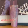 Tumblers Hot 710ML Stroh Tasse Doppelschicht Kunststoff Durian Tasse Kunststoff Kaffeetasse Brilliant Diamond Starry Sky Stroh Tasse Kreuz Grenze T240218