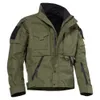 Chaqueta táctica militar de talla grande para hombre, chaqueta Bomber informal con bolsillo multifuncional impermeable, prendas de vestir para hombre, S-3XL de primavera y otoño240127