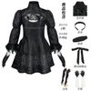 Fatos masculinos TAFN YoRHa No. 2 Tipo B 9 S Jogos Terno Mulher Homens Role Play Trajes Vestido Halloween Party Fantasia