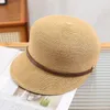 Bérets 202402-yk-2509263 Japon Ins Chic Été Fine Herbe Ceinture Casquette De Baseball Équestre Hommes Femmes Visières Chapeau