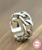 S925 STERLING Gümüş Yüzük Kişiselleştirilmiş Moda Klasik Çift Moda Stili Basit Retro Hipster Jewelry8275838