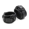 3pcs Bdsm Bondage Set Collar Slave Leather Sex Handcuffs Anklecuffs Toy for Woman Couples Kit 240202