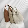 Shoulder Bags Fasion Straw Bag Designer Soulder Women Tote Summer Beac Vacation Boemian Sopping Pocket Crossover Sacos De OmbroH24218