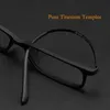 YIMARUILI Ultralight Super Flexible Temples Fashion Plastic Square Myopia Optical Prescription Glasses Frame Men HR8085 240119