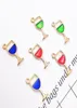 200 pcs Wine Glass Charm Drip Cup Charms Goblet Pendant Charm DIY Supplies Jewelry Making Findings2885915