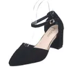 Sandali 2024 Moda Tacchi alti Est Donna Décolleté Scarpe estive Tacco spesso Comoda piattaforma da donna