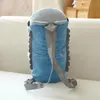 Simulação inseto mochila brinquedos de pelúcia macio recheado dos desenhos animados boneca melancia worm animal brinquedo presente criativo para crianças crianças meninas 240130