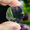 Ljuskrona kristall 2st Clear Shell Pärledgardin Crystals Parts Prism Suncatcher för Window Diy Home Wedding Decor Accessories