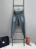 Calça jeans para motocicleta estilo reto roupas de rua slim fit jeans bordado padrão jeans jeans atacado