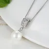 Collier avec pendentif en argent Sterling 925, fausse perle, longue chaîne, bijoux, accessoires de mariage, SCN030 240125