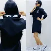 2024 mode Hemd Kleider Frauen Casual Revers Hals Langarm Kurze Mini Kleid Freies Schiff