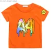 T-shirts 4 Donuts T-shirt Kinder T-shirt Merch A4 Lamba Shirt Jongen Meisje Korte mouwen T-shirts 100% Katoen Zomer Kinderbabykleding Top Q240218