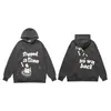 Women's Hoodies Harajuku Broken Planet Puff Women Oversized Streetwear Goth Sweatshirt Grunge Couples Korean Gothic Y2k Clothes