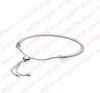 Autentisk 925 Sterling Silver Hand Rope Armband för Justerbar storlek Kvinnor Bröllopspresent smycken armband med original Box1169883