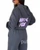 Designer Tracksuit White Fox Hoodie Sets Two 2 Piece Set Women Mens Clothing Sporty Long Sleeved Pullover Hooded 12 Coloursspring Autumn Winter PE4N