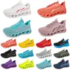 men women running shoes fashion trainer triple black white red yellow purple green blue peach teal purple orange light pink breathable sports sneakers twenty seven