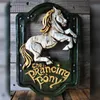 Free Ship Longma Harts Crafts Modern Home Wall Art Decorations Lord of the Prancing and the Green Dragon Pub Signs Set 240129