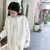 ダウンコート女の赤ちゃんの服暖かいアウターレトロ高品質の刺繍フランススタイルのフェイクファー