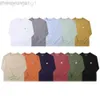 المصمم Carhart T Shirt Carharrt Classic Small Label Pocket Long Sleeve T-Shirt الرجال والنساء