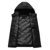 Men's Vests Wind-Resistant Thickened Warm Sleeveless Hooded Jacket Quality Men Clothing Fashion Casual Style Comfortable Roupas Masculinas