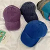 Ball Caps Pink Purple Rose Red All-Match Retro Worn Looking Washed-out Baseball Cap Hat Female Cowboy Peaked Male