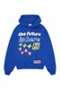 Sweats à capuche pour femmes Hip Hop Broken Planet Sweat à capuche Y2K Sweat-shirt pour hommes Dessin animé Graphique Puff Print Streetwear Pull gothique surdimensionné