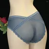 Underpants Sissy Mens Mesh Underwear Ball Pouch Panties Erotic Lingerie Elastic Low Wasist Briefs Sheer G-String