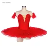 Abbigliamento da palcoscenico Tutù di danza classica professionale Costume da ballerina per ragazze adulte Abito tutù in tulle rigido con fasce morbide incluse