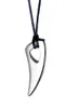 Charme Hip Hop Bijoux Marée Hommes En Acier Inoxydable Spike Collier De Mode Pendentif Noir Corde Chaîne Punk Colliers Pour Hommes Cadeaux8338327