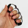 Defensieve Vuist Cl Designer Martial Arts Prop Bean Pod Vier Vinger Bindend Touw Tiger Ring Survival Apparatuur Hand Brace 7VOJ
