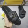 2024 Luxury Designer Sandals tofflor för män Kvinnor Fashion Classic Floral Brocade Slides Flats Läder gummi röd svart vit flip flop bottnar skor loafers 35-45