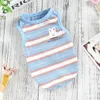 Dog Apparel Cute Stripe Cotton Summer Clothe Vest XS XXL Pet Puppies Small Animal Cat Costume Drop Pugs Outfit Accessories