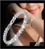 Bilezikler Jewelrywhole Europe America Fl Kristal Bileklik Bileklik Tenis Elmas Tarzı Sier Braceklet Kadınlar ve Bayanlar Drop7942796