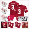 2019 Wisconsin Football 5 Graham Mertz 3 Kendric Pryor 6 Danny Davis III 7 Bradrick Shaw 37 Garrett Groshek 14 Nakia Watson Maillot