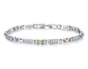 Bracelets femmes diamant cristal Tennis Bracelet brillant bijoux de luxe avec boîte-cadeau argent fille Zircon Bracelet anniversaire pour Frie6509705