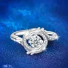 05ct Chinoiserie Rings for Men mode Original 925 Sterling Silver Comet Ladys Elegant Diamond Star Ring 240125