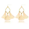 Dangle Earrings Sold Color Bohemian Style Traditional Women Fashion Tassels Elegant 2024 Jewelry Wholesale