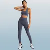 Yoga kläder sömlösa gymkläder kvinna sportkläder 2 stycke träning leggings vadderade sportbras kvinnor fitness wear workout set sP5198277