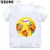 T-shirts Kid-e-cats Trois Chaton Russe Dessin Animé Enfants T-Shirts Filles Drôles Vêtements Bébé Garçons T-shirt Nouvel Été Enfants Topsooo5411 Q240218