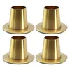 Titulares de velas Suporte de castiçal 4pcs base de metal mesa vara decoração de casamento para festa decoração de sala de estar