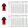 Red Christmas Baby Boy Girl Warm Family Pyjamas Sets Golden Velvet Kids Match Pajamas Children Dress Clothes Toddler Pjs 240118