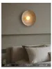 Vägglampa inomhus retro japansk stil cirkel sovrum sovrum sconces vardagsrum matsal