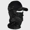 Bollkapslar för män baseball och ansiktsmask set kamouflage taktisk militär balaclava för vandring camping fältträning solskydd