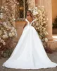 Milla Nova boho Mermaid Wedding Dresses with detachable overskirt satin appliques off shoulder Wedding Dress Lace Up Backless Sweep Train wedding bridal gowns